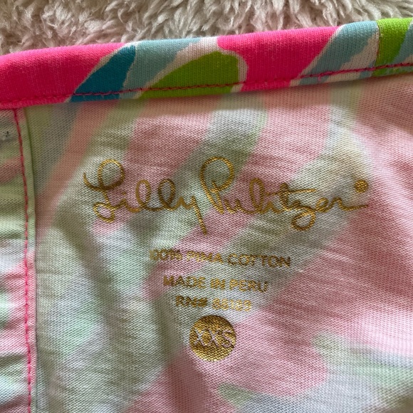 Lilly Pulitzer Beacon Dress Tiki Pink Royal Lime - Picture 10 of 13